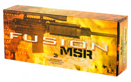 Federal Fusion, MSR, 6.8SPC, 90 Grain Soft Point, 20 Round Box F68MSR2