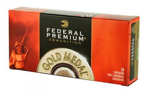 Federal Gold Medal, 338 Lapua 250 Grain, Boat Tail, Hollow Point, 20 Round Box GM338LM