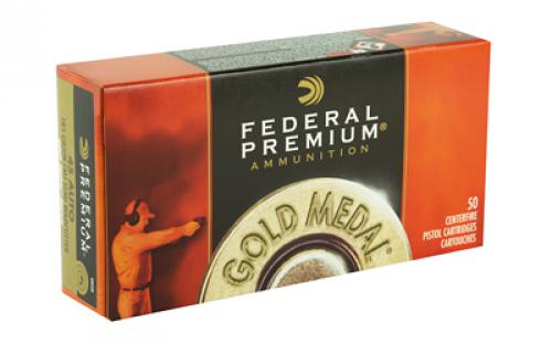 Federal Gold Medal, 45ACP, 185 Grain, Full Metal Jacket, 50 Round Box GM45B