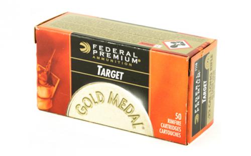 Federal Gold Medal, 22LR, 40 Grain, Lead Round Nose, 50 Round Box 711B