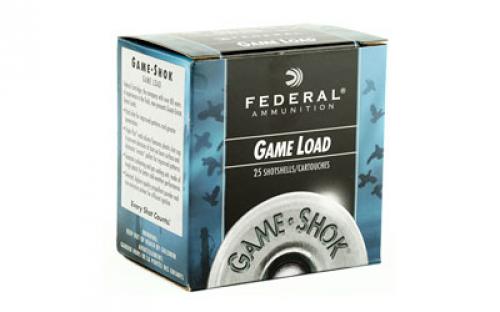 Federal Game Load, 20 Gauge, 2.75", #7.5, 2.5 Dram, .875oz, Shotshell, 25 Round Box H20075