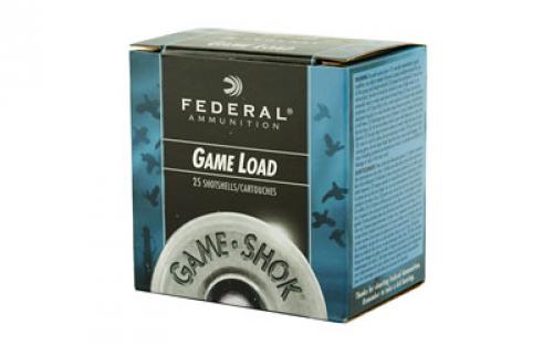 Federal Game Load, 20 Gauge, 2.75", #8, 2.5 Dram, .875oz, Shotshell, 25 Round Box H2008