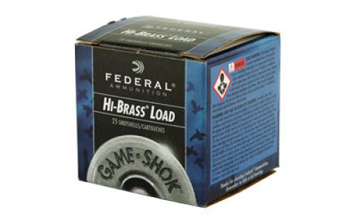 Federal GameShok, 410 Gauge, 2.5", #6, Max Dram, .5oz, Shotshell Lead Shot, 25 Round Box H4126