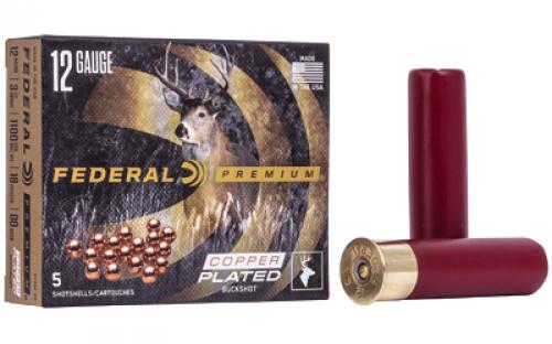 Federal Premium, Vital Shok, 12 Gauge 3.5, 00 Buck, 2 1/4oz, Buckshot, 18 Pellets, 5 Round Box P135F00