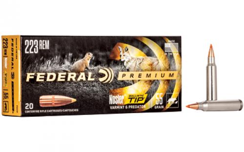 Federal Premium, 223REM, 55 Grain, Ballistic Tip, 20 Round Box P223F