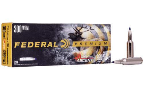 Federal Premium, 300WSM, 200 Grain, Terminal Ascent, 20 Round Box P300WSMTA1