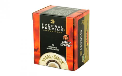 Federal Premium, 454 Casull, 250 Grain, Barnes Expander, Lead Free, 20 Round Box, California Certified Nonlead Ammunition P454XB1