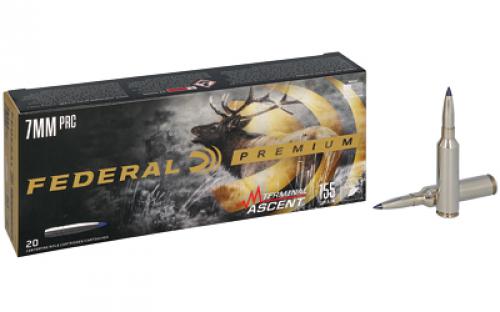 Federal Premium, Terminal Ascent, 7MM PRC, 155 Grains, Terminal Ascent Bonded, 20 Round Box P7PRCTA1