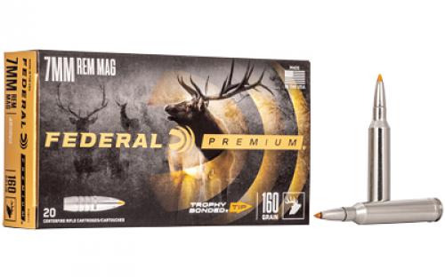 Federal Premium, 7MM REM, 160 Grain, Bonded, Hollow Point, 20 Round Box P7RTT1