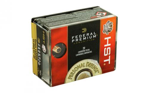 Federal Premium, HST, 9MM, 124 Grain, Jacketed Hollow Point, 20 Round Box P9HST1S