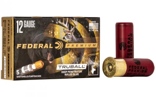 Federal Premium, Vital-Shok, 12 Gauge, 2.75, 1oz, TruBall, 5 Round Box PB127DPRS