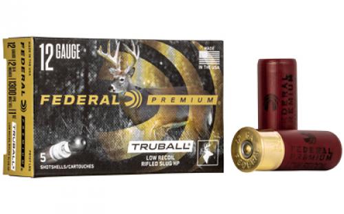 Federal Premium, Vital-Shok, 12 Gauge, 2.75, 1oz, TruBall, Low Recoil, 5 Round Box PB127LRS