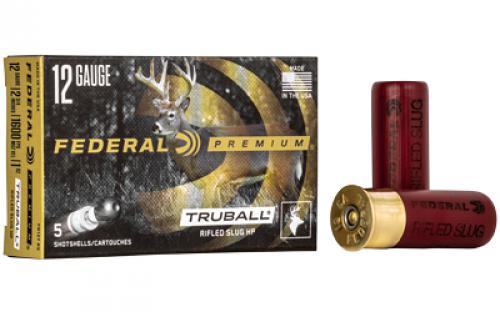 Federal Premium, Vital Shok, 12 Gauge, 2.75, 1oz, TruBall, 5 Round Box PB127RS