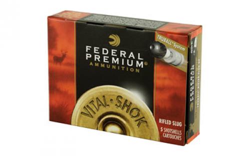 Federal Premium, Vital Shok, 20 Gauge, 2.75", TruBall, 5 Round Box PB203RS