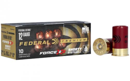 Federal Premium, Force X2, 12 Gauge 1.75, 00 Buck, Buckshot, 6 Pellets, 10 Round Box PD129FX2 00