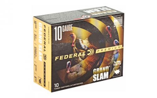 Federal Grand Slam, 10 Gauge 3.5", #4, 2oz, 10 Round Box PFCX101F4