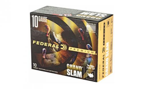 Federal Grand Slam, 10 Gauge 3.5", #4, 2oz, 10 Round Box PFCX101F4