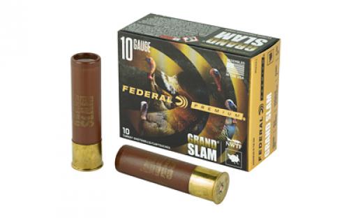 Federal Grand Slam, 10 Gauge, 3.5, #5 Shot, 2oz, 10 Round Box PFCX101F5