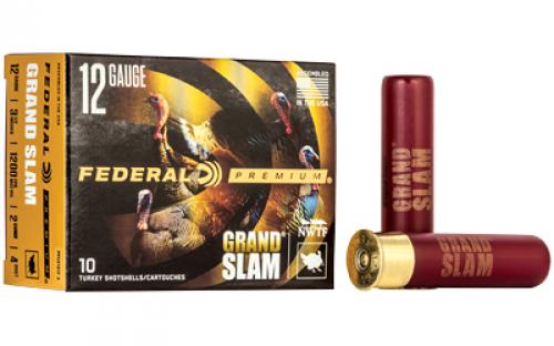 Federal Grand Slam, 12 Gauge, 3.5, #4, 2oz, Flight Control, 10 Round Box PFCX139F4