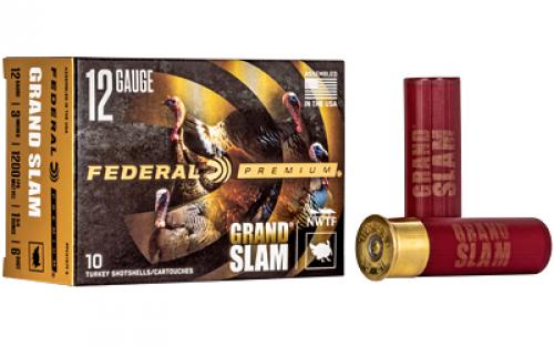 Federal Grand Slam, 12 Gauge, 3, #6, 1.75oz, Flight Control, 10 Round Box PFCX157F6