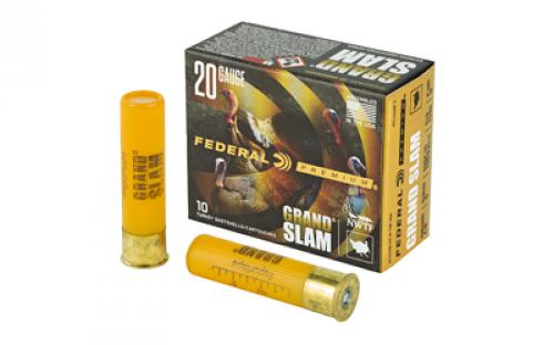 Federal Grand Slam, 20 Gauge, 3, #5, 1-5/16oz, Flight Control, 10 Round Box PFCX258F5