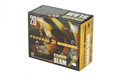 Federal Grand Slam, 20 Gauge, 3", #5, 1-5/16oz, Flight Control, 10 Round Box PFCX258F5