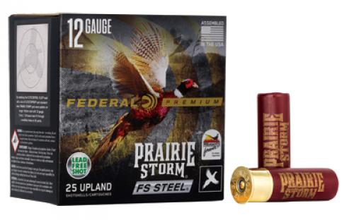 Federal Premium, Prairie Storm, 12 Gauge 3, FS Steel, #3, 1 1/8 oz, 25 Round Box PFSX143FS3