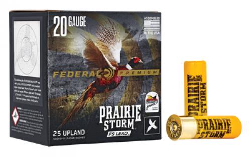 Federal Premium, Prairie Storm, 20 Gauge 2 3/4, FS Lead, #5, 1 oz, 25 Round Box PFX204FS5