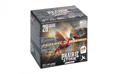 Federal Premium, Prairie Storm, 28 Gauge 2.75, FS Lead, #6, 13/16oz, 25 Round Box PFX289FS 6