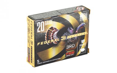 Federal 3rd Degree, 20 Gauge, 3", 5/6/7 Shot Combo, 1.75oz, Flight Control, 5 Round Box PTDX258 567