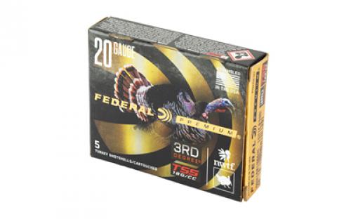 Federal 3rd Degree, 20 Gauge, 3", 5/6/7 Shot Combo, 1.75oz, Flight Control, 5 Round Box PTDX258 567