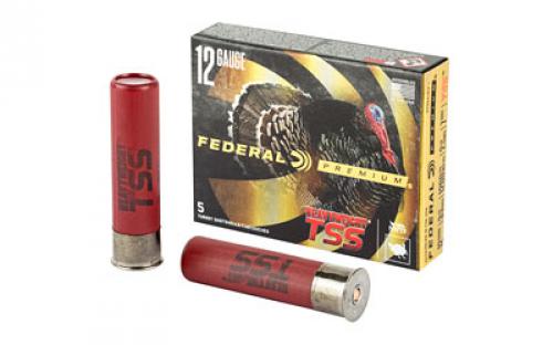 Federal Heavyweight TSS with Flightcontrol Flex, 12 Gauge 3.5, #7 Shot, 2 1/4oz, 5 Round Box, California Certified Nonlead Ammunition PTSSX191F7