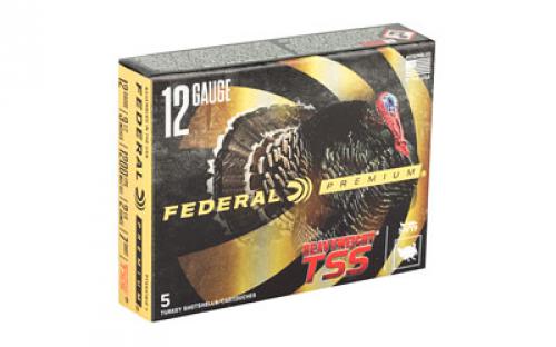 Federal Heavyweight TSS with Flightcontrol Flex, 12 Gauge 3.5", #7 Shot, 2 1/4oz, 5 Round Box, California Certified Nonlead Ammunition PTSSX191F7