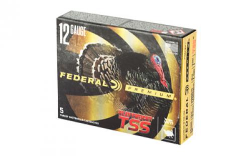 Federal Heavyweight TSS with Flightcontrol Flex, 12 Gauge 3.5", #7 Shot, 2 1/4oz, 5 Round Box, California Certified Nonlead Ammunition PTSSX191F7