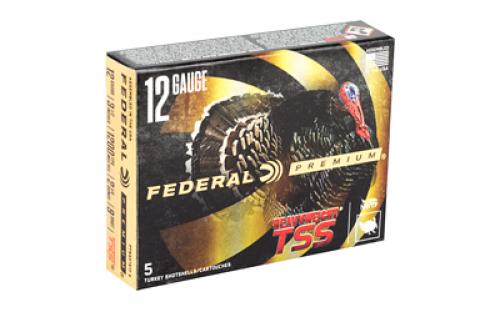 Federal Heavyweight TSS with Flightcontrol Flex, 12 Gauge, 3.5", #9 Shot, 2 1/4oz, 5 Round Box, California Certified Nonlead Ammunition PTSSX191F9