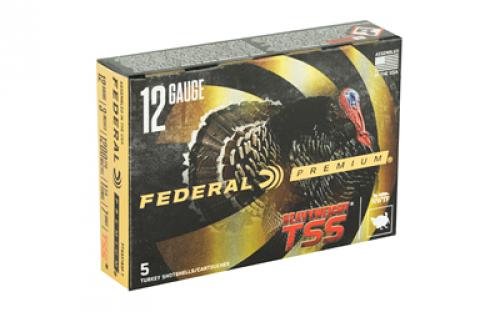 Federal Heavyweight TSS with Flightcontrol Flex, 12 Gauge 3", #7 Shot, 1 3/4oz, 5 Round Box, California Certified Nonlead Ammunition PTSSX193F7