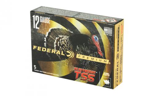 Federal Heavyweight TSS with Flightcontrol Flex, 12 Gauge 3", #7 Shot, 1 3/4oz, 5 Round Box, California Certified Nonlead Ammunition PTSSX193F7