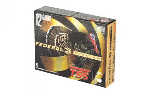 Federal Heavyweight TSS with Flightcontrol Flex, 12 Gauge 3.5", 7/9 Combo, 2 1/2oz Shot, 5 Round Box, California Certified Nonlead Ammunition PTSSX195F 79