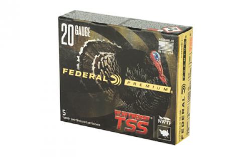 Federal Heavyweight TSS with Flightcontrol Flex, 20 Gauge 3", #7 Shot, 1 1/2oz, 5 Round Box, California Certified Nonlead Ammunition PTSSX259F7