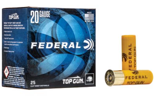 Federal Top Gun, 20 Gauge 2.75, #7.5, 7/8 oz., 25 Round box TG2075