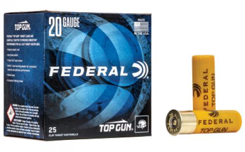 Federal Top Gun, 20 Gauge 2.75, #8, 7/8 oz., 25 Round Box TG208