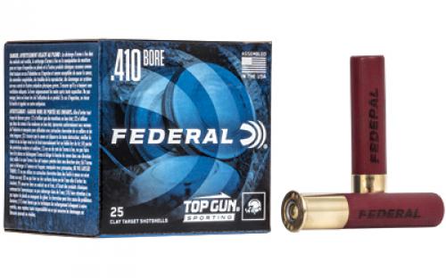 Federal Top Gun Sporting, 410 Bore 2.5, #7.5, 1/2 oz, 25 Round Box, 1,330 FPS TGS4121475