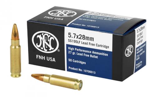 FN America Self Defense, 5.7x28mm, 27 Grain, Lead Free, Hollow Point, 50 Round Box 10700012