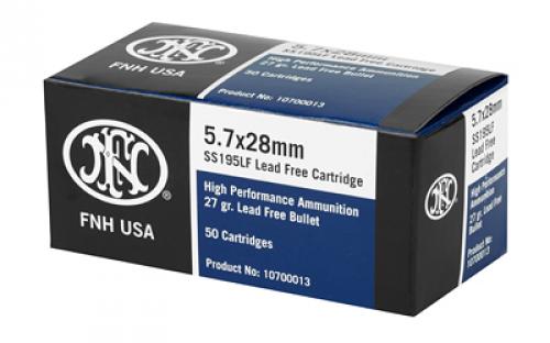 FN America Self Defense, 5.7x28mm, 27 Grain, Lead Free, Hollow Point, 50 Round Box 10700012