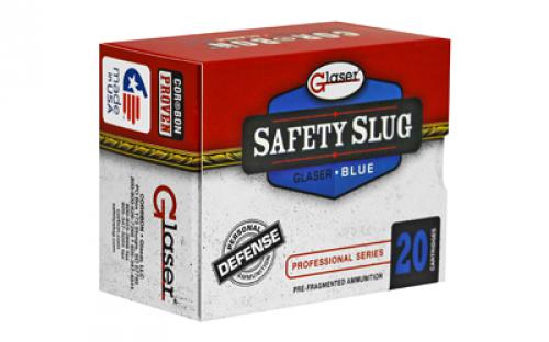 Glaser Blue, 38 Special, 80 Grain, Pre-Fragmented, +P, 20 Round Box GL02200/20