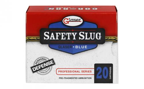 Glaser Blue, 357MAG, 80 Grain, Pre-Fragmented, 20 Round Box GL02600/20