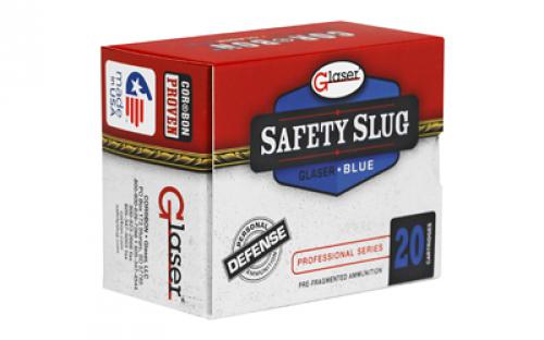 Glaser Blue, 357MAG, 80 Grain, Pre-Fragmented, 20 Round Box GL02600/20