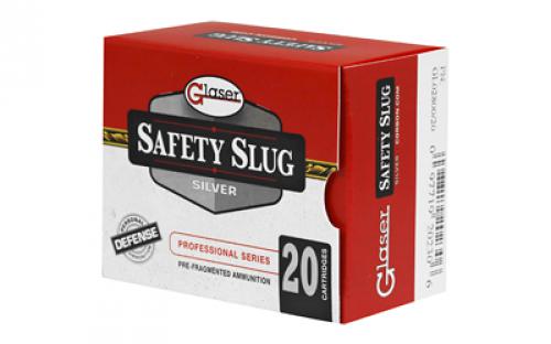 Glaser Silver, 357MAG, 80 Grain, Pre-Fragmented, 20 Round Box GL02800/20