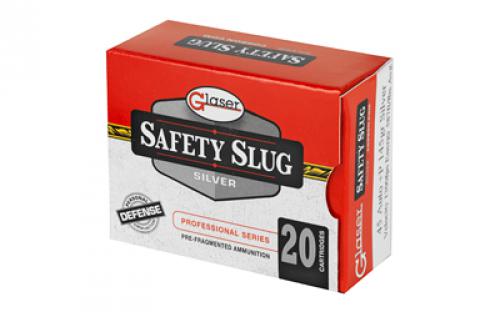 Glaser Silver, 45 ACP, 145 Grain, Pre-Fragmented, +P, 20 Round Box GL04800/20