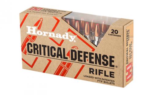 Hornady Critical Defense Rifle, 223 Remington, 73Grain, FlexTip, 20 Round Box 80260